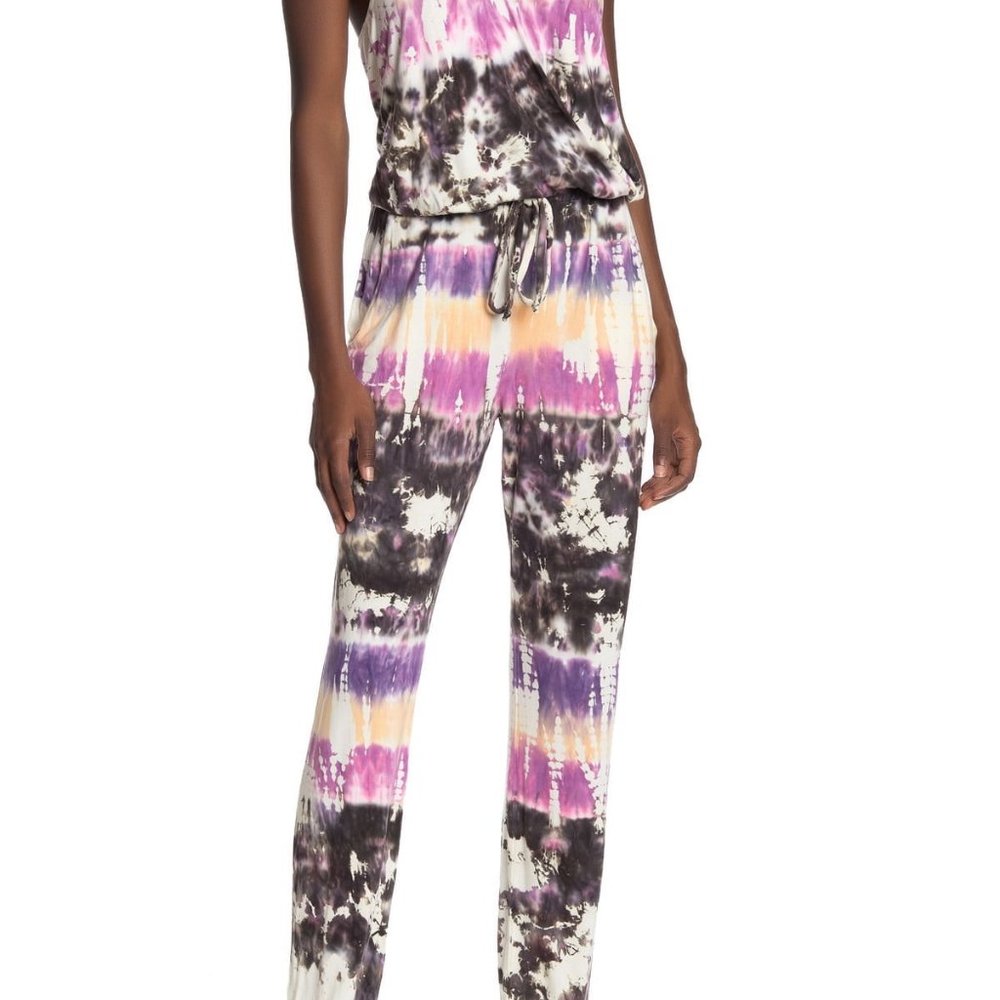 YFB Surplice T-back Jumpsuit with pockets BNWT